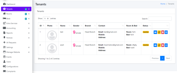 Letster - Hostel Management System - Image 4