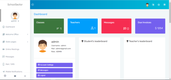 SchoolSector- School Management System - Image 2