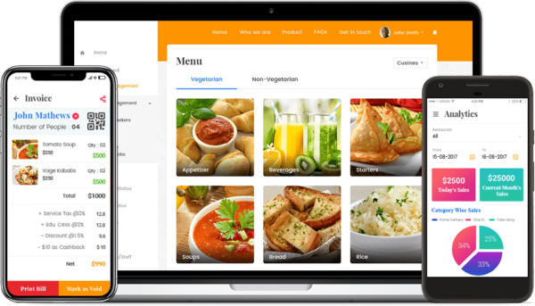 Food Desk - Restaurant Management Software with Website